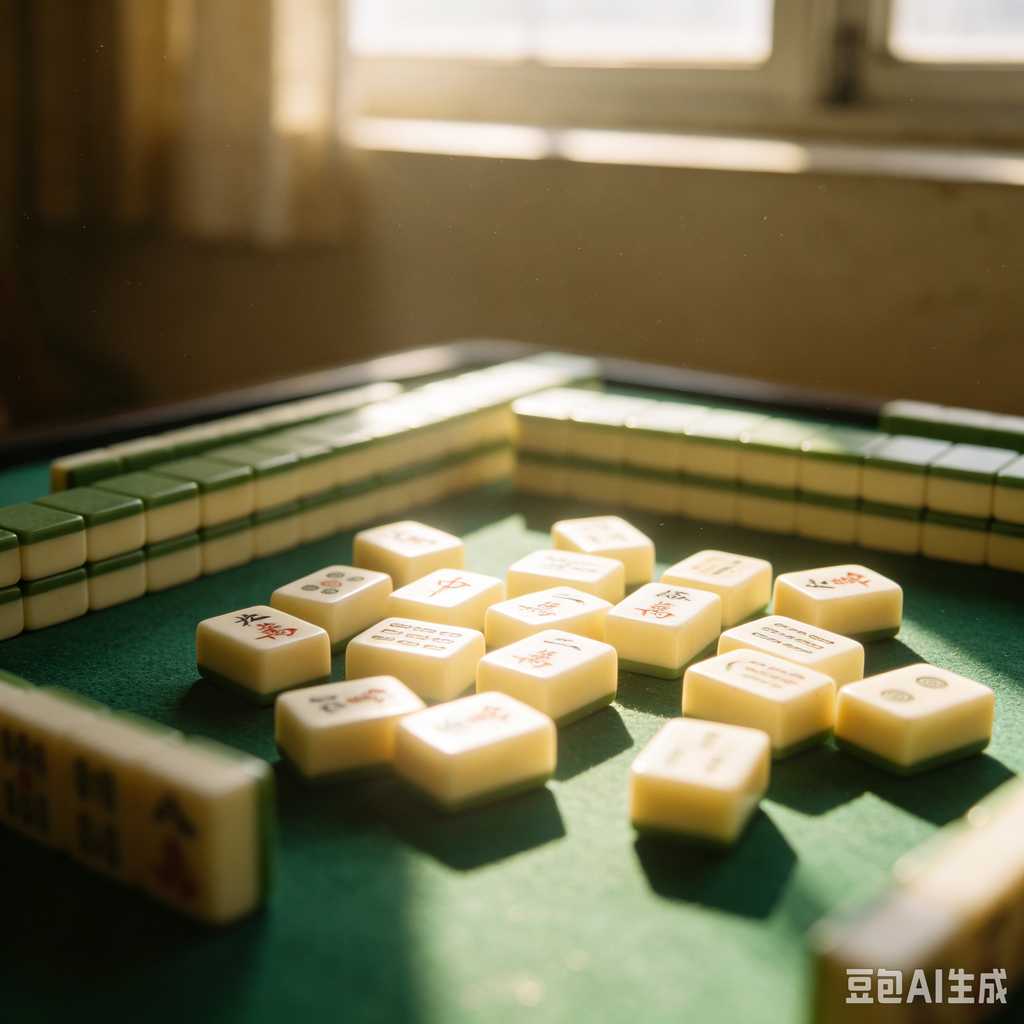 handheld mahjong tiles set